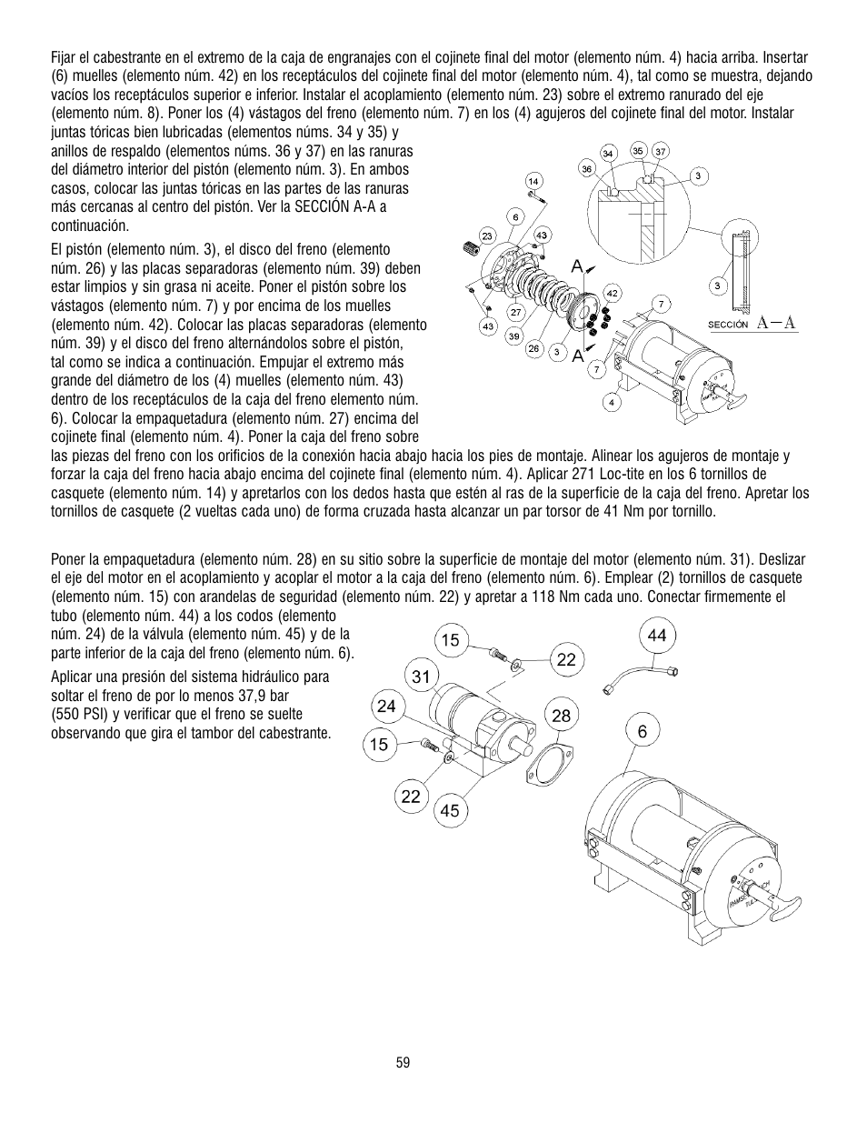 Ramsey Winch RPH 53,3 User Manual | Page 59 / 65