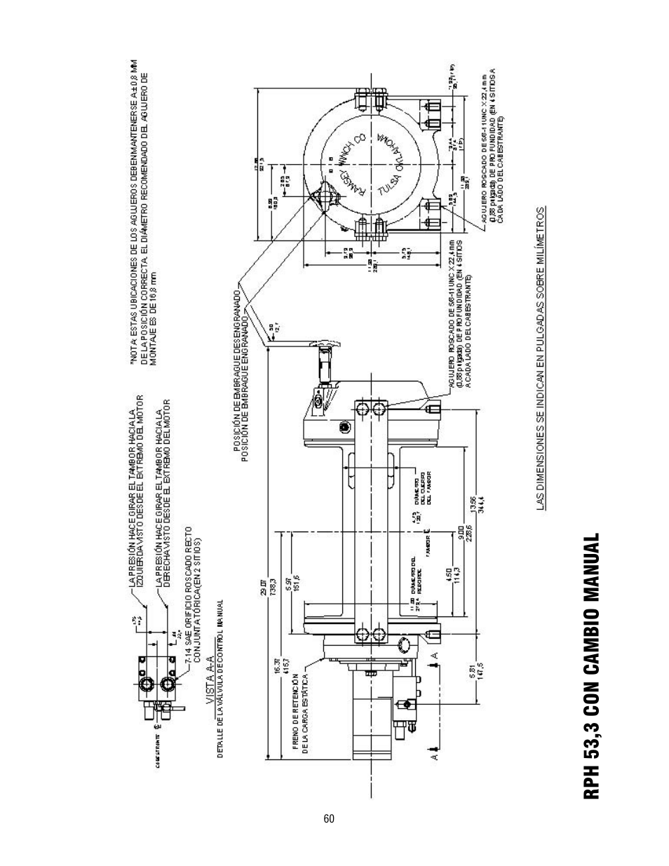 Rph 53,3 con cambio manu al | Ramsey Winch RPH 53,3 User Manual | Page 60 / 65