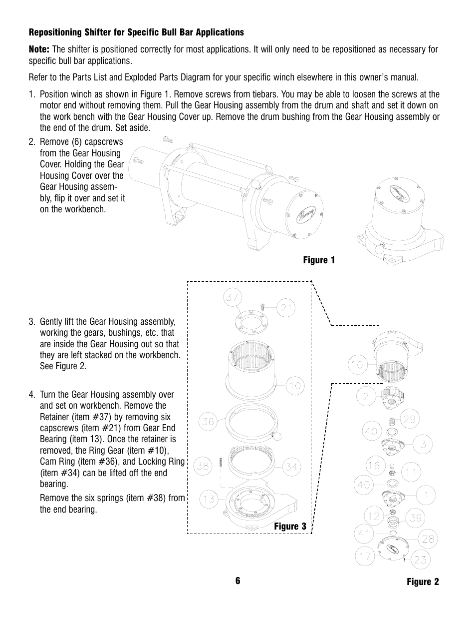 Ramsey Winch PROFILE 6000/8000T User Manual | Page 6 / 13