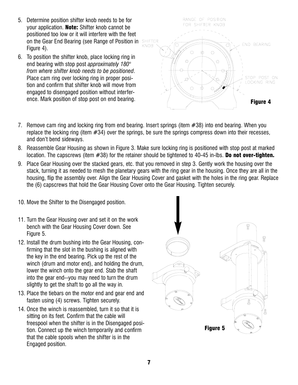 Ramsey Winch PROFILE 6000/8000T User Manual | Page 7 / 13