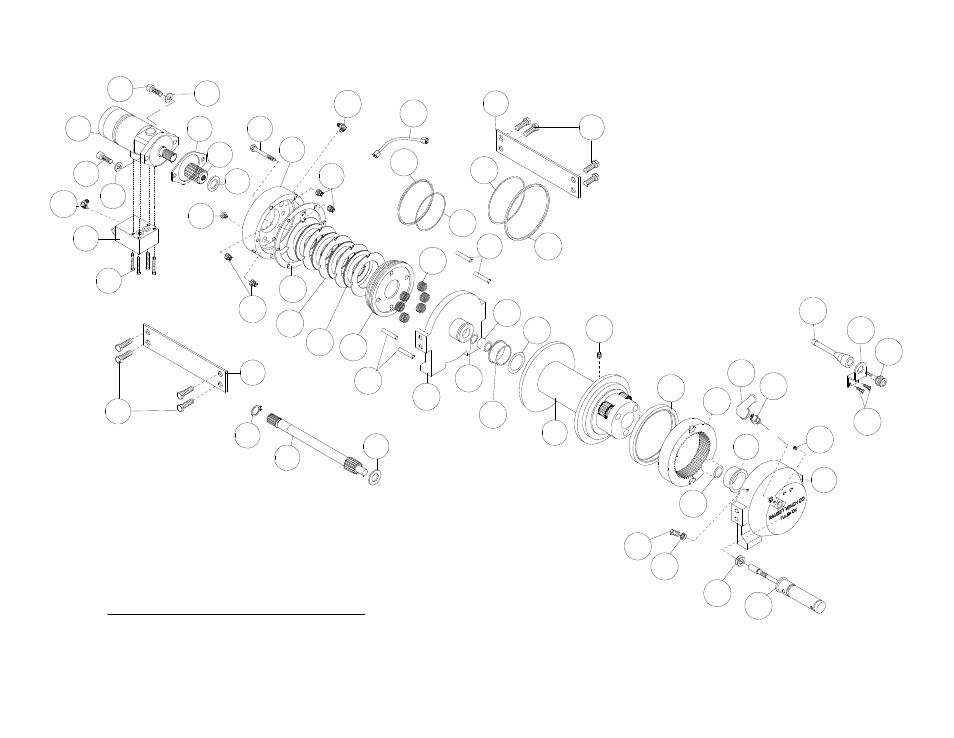 With air cylinder clutch shifter | Ramsey Winch RPH 12000T User Manual | Page 20 / 24