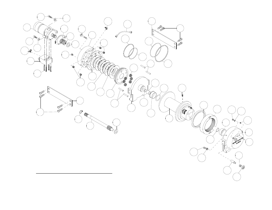 With blocked clutch | Ramsey Winch RPH 12000T User Manual | Page 22 / 24