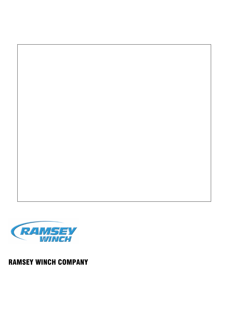 Ramsey winch company, Limited warranty | Ramsey Winch RPH 12000T User Manual | Page 24 / 24
