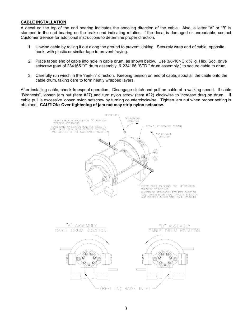 Ramsey Winch RPH 8000T User Manual | Page 4 / 24