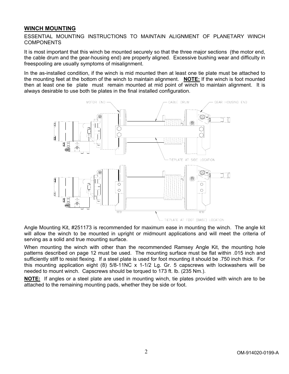 Ramsey Winch RPH-15000T User Manual | Page 4 / 22