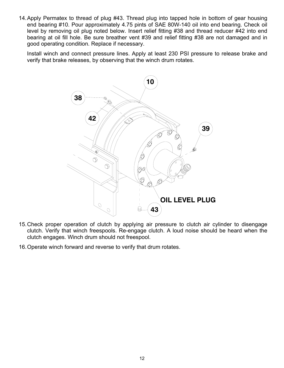 Ramsey Winch RPH-45000T User Manual | Page 15 / 20