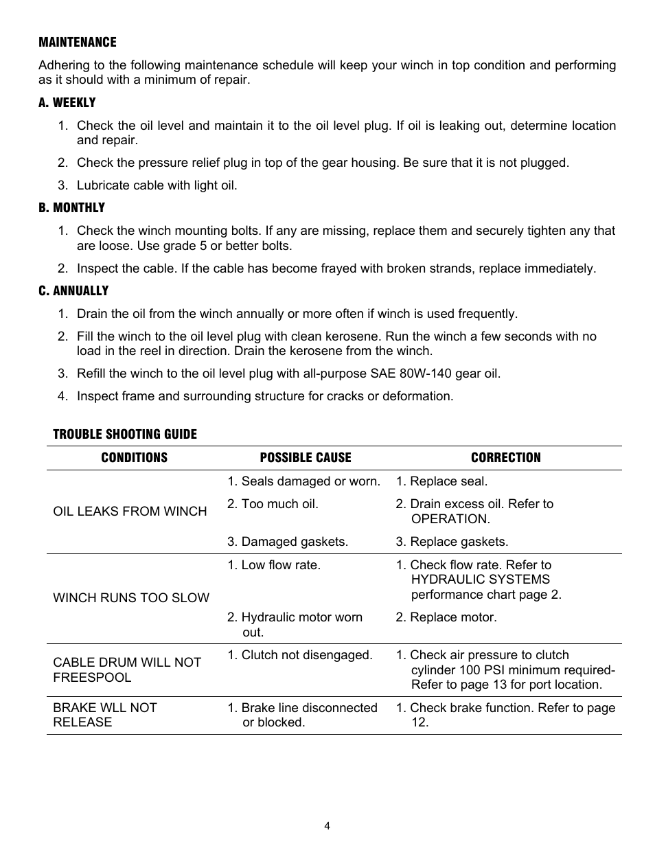 Ramsey Winch RPH-45000T User Manual | Page 7 / 20
