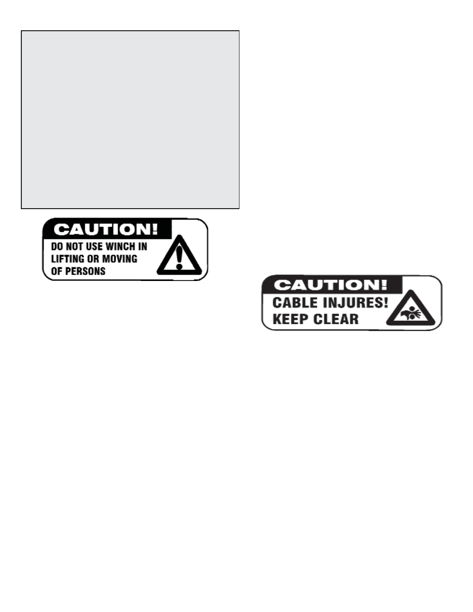 Ramsey Winch H-400 LEVER (JERR-DAN) User Manual | Page 2 / 12