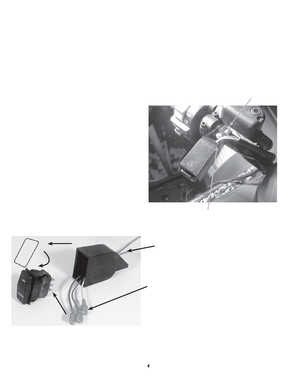 Rocker switch installation | Ramsey Winch H-400 LEVER (JERR-DAN) User Manual | Page 4 / 12