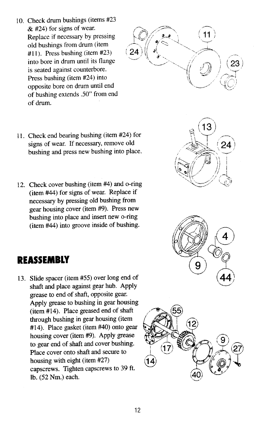 Ramsey Winch H-800 (JERR-DAN) User Manual | Page 12 / 20