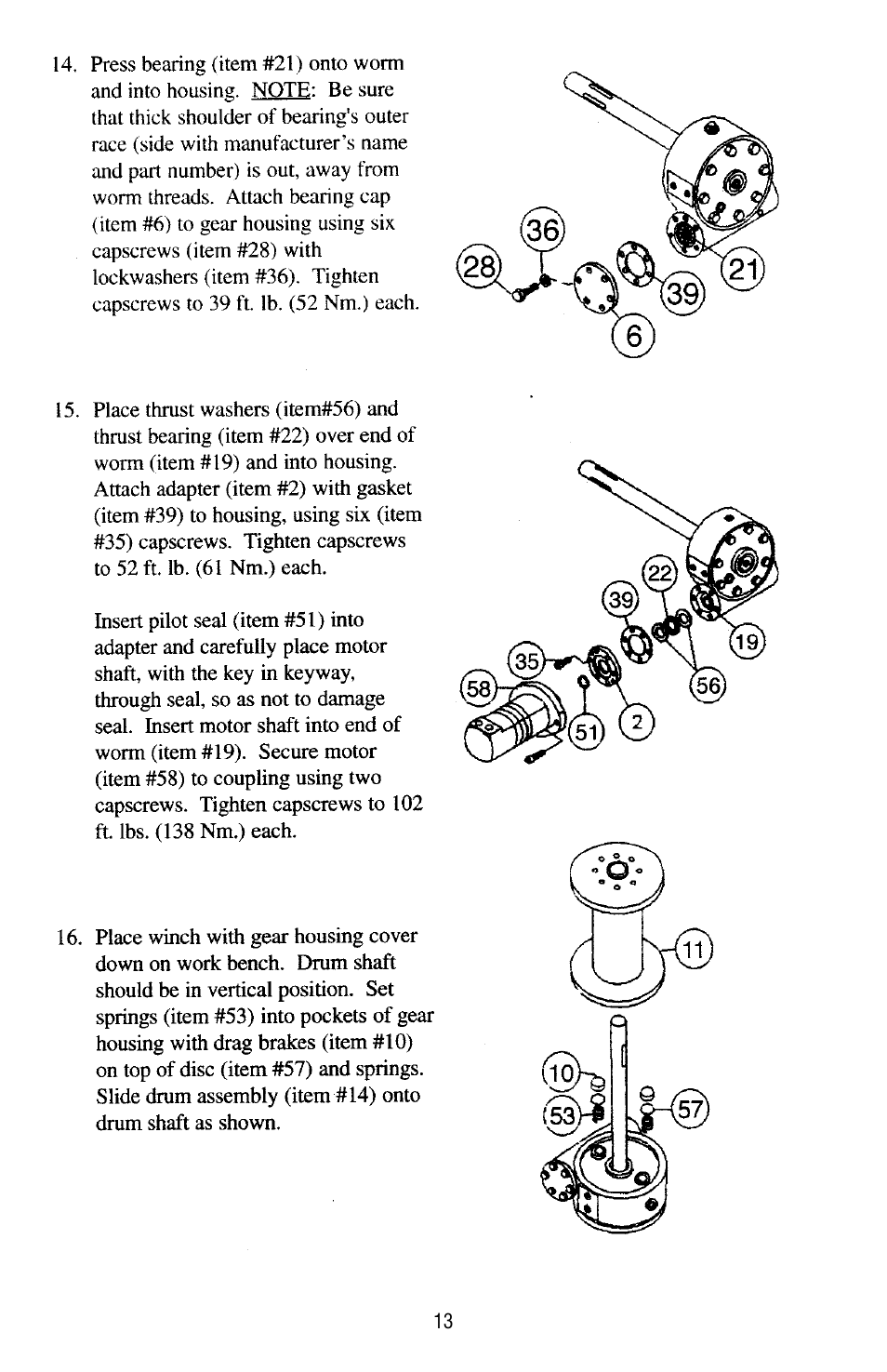 Ramsey Winch H-800 (JERR-DAN) User Manual | Page 13 / 20