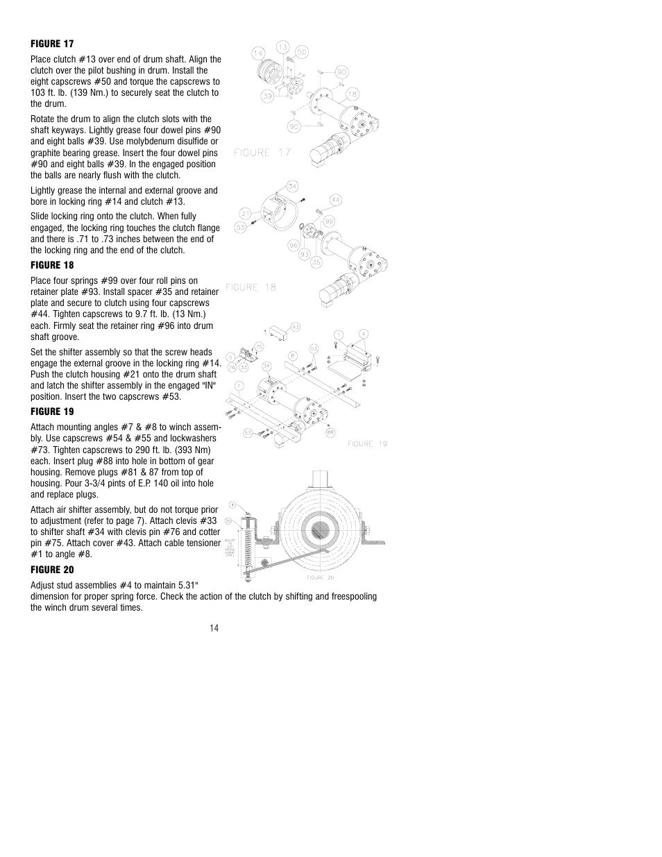 Ramsey Winch H-800 DOW-LOK (JERR-DAN) User Manual | Page 14 / 20