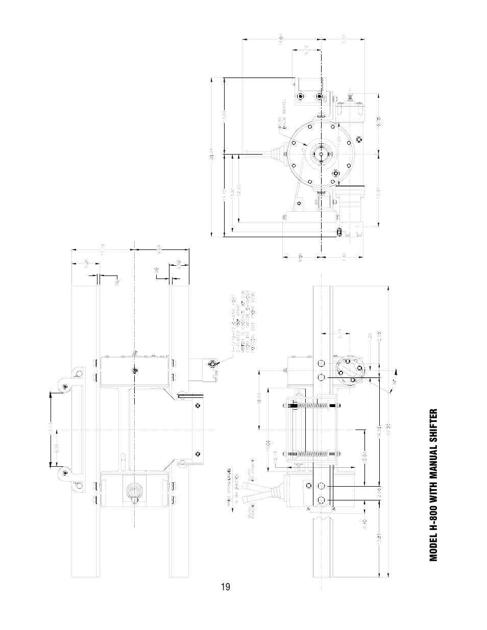 Ramsey Winch H-800 W/AIR SHIFTER (TALBERT) User Manual | Page 19 / 24