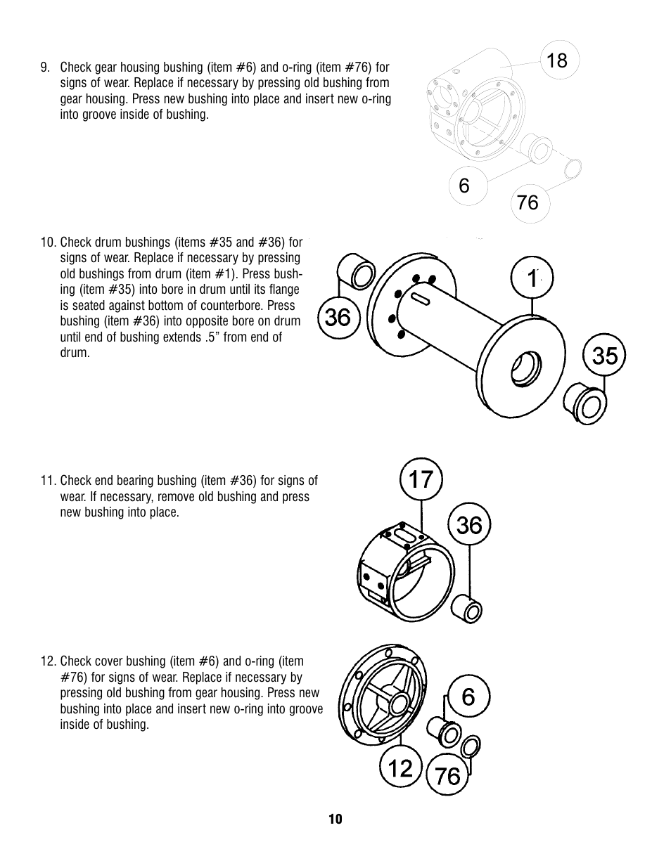 Ramsey Winch H-930r DOW-LOK w/Air Shifter for Grant Wrecker User Manual | Page 12 / 20