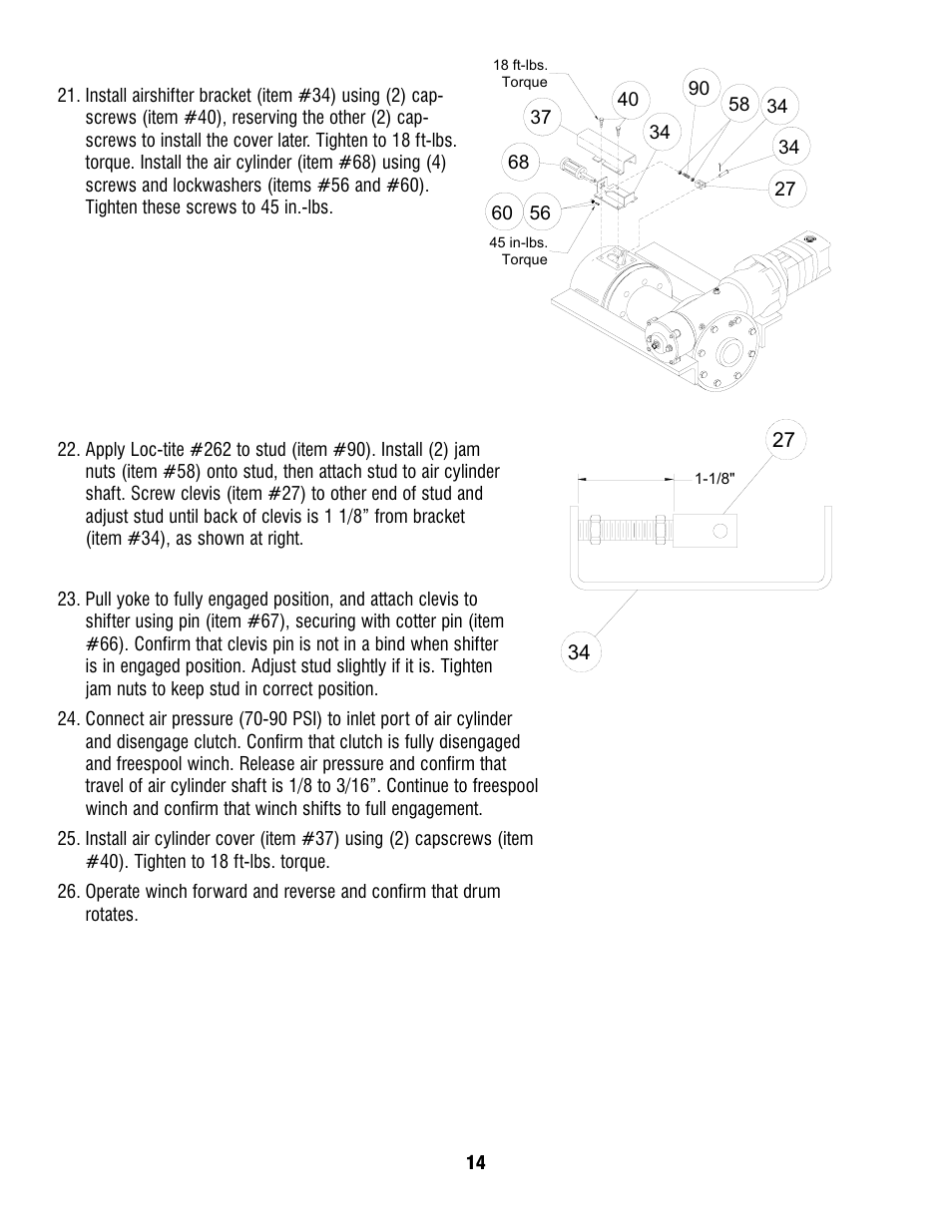 Ramsey Winch H-930r DOW-LOK w/Air Shifter for Grant Wrecker User Manual | Page 16 / 20