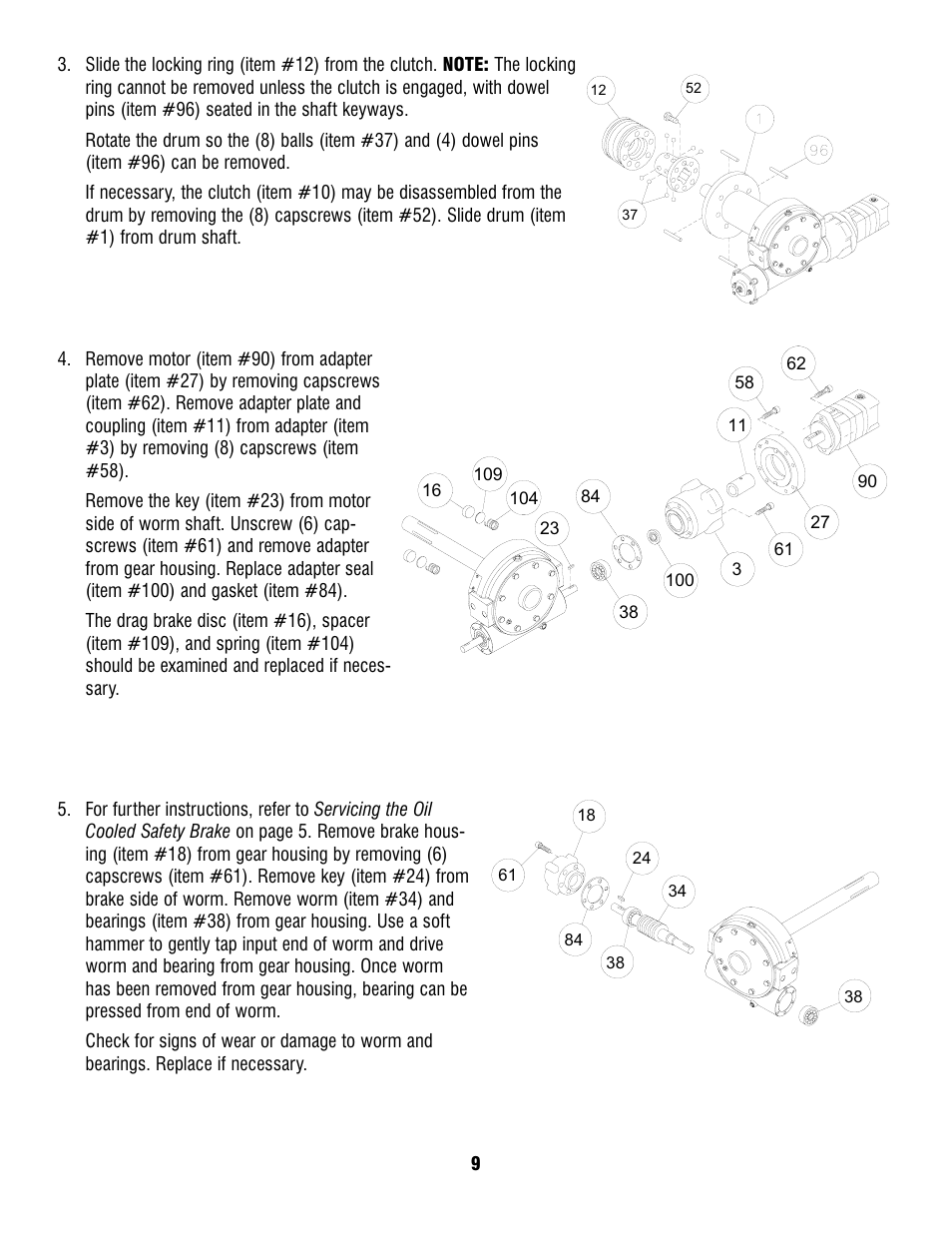 Ramsey Winch H-930R DOW-LOK w/Air Shifter for Szummar User Manual | Page 11 / 24