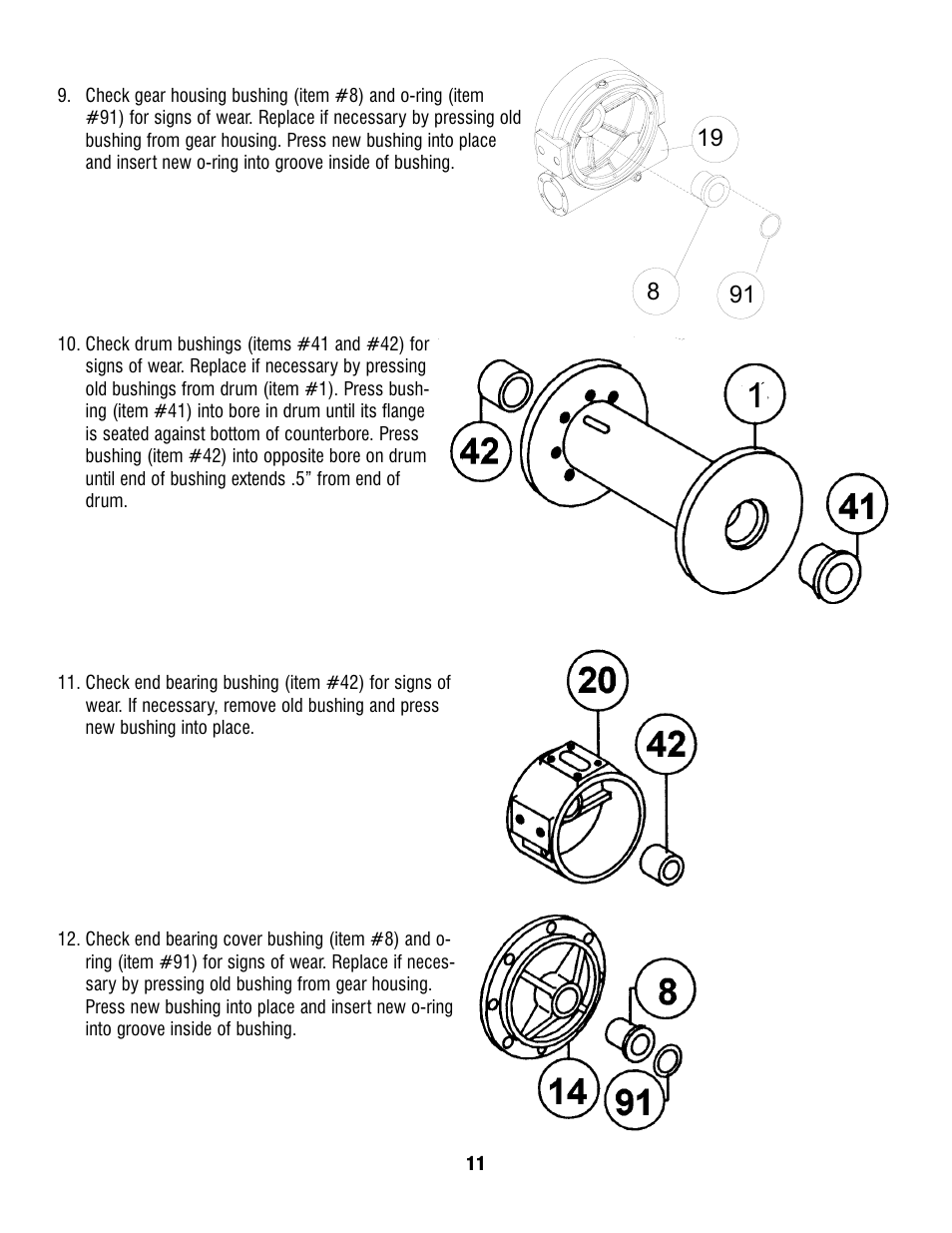 Ramsey Winch H-930R DOW-LOK w/Air Shifter for Szummar User Manual | Page 13 / 24