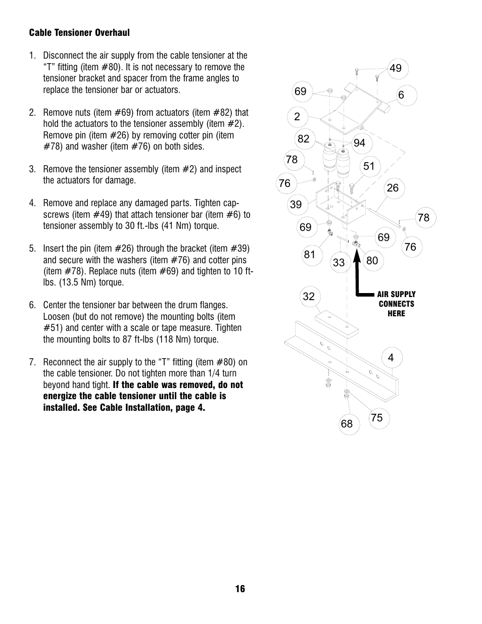 Ramsey Winch H-930R DOW-LOK w/Air Shifter for Szummar User Manual | Page 18 / 24