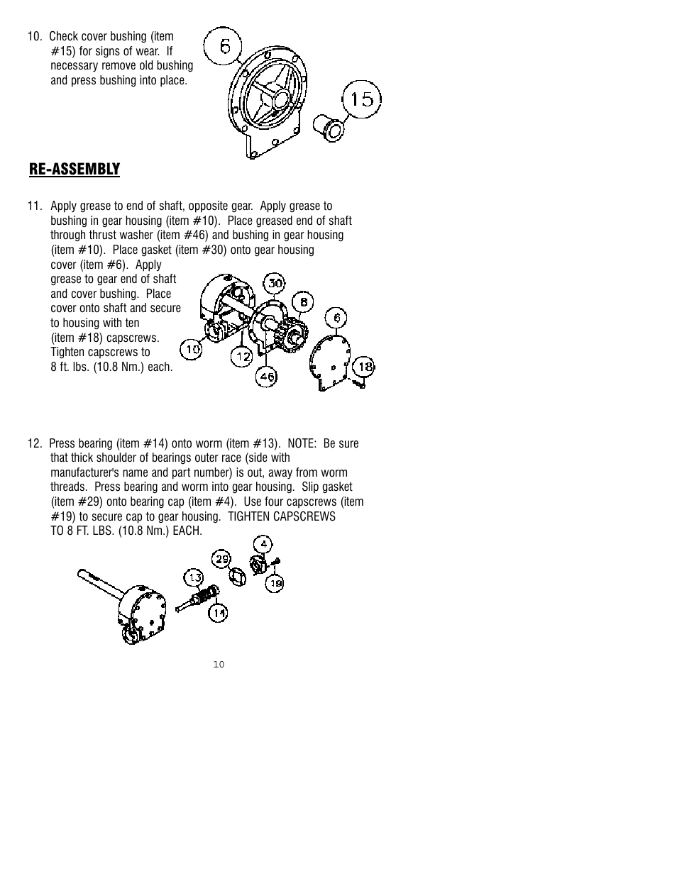 Re-assembly | Ramsey Winch HD-200 (JERR-DAN) User Manual | Page 13 / 20