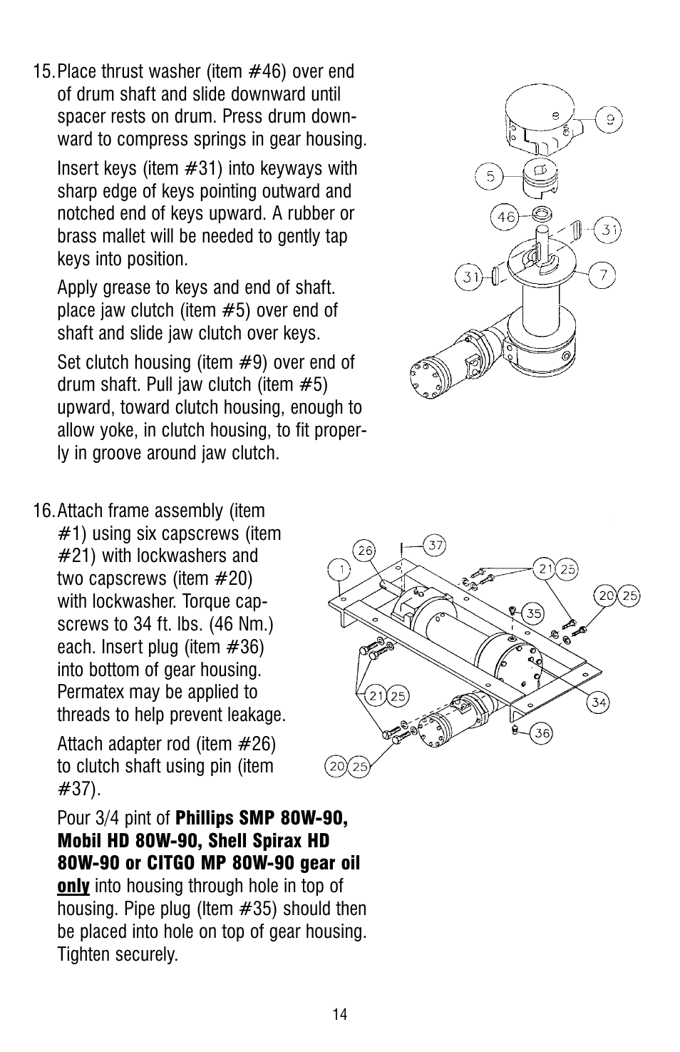 Ramsey Winch HD-234 (JERR-DAN) (NOT CURRENT) User Manual | Page 14 / 20