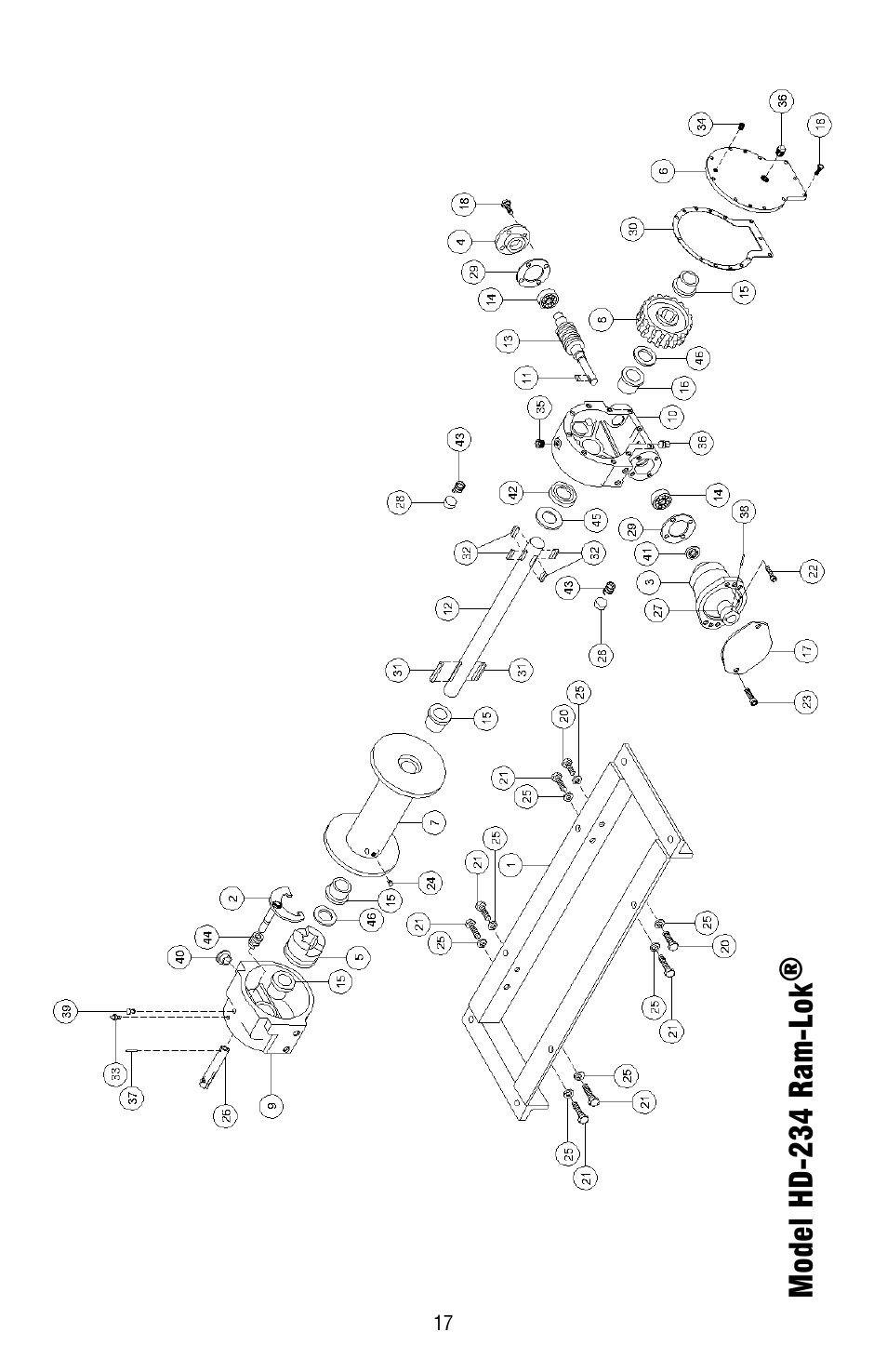 Ramsey Winch HD-234 (JERR-DAN) (NOT CURRENT) User Manual | Page 17 / 20