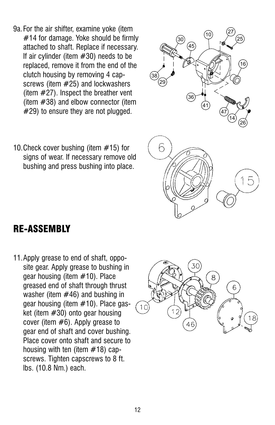 Re-assembly | Ramsey Winch HD-234 (JERR-DAN) {CURRENT} User Manual | Page 12 / 28