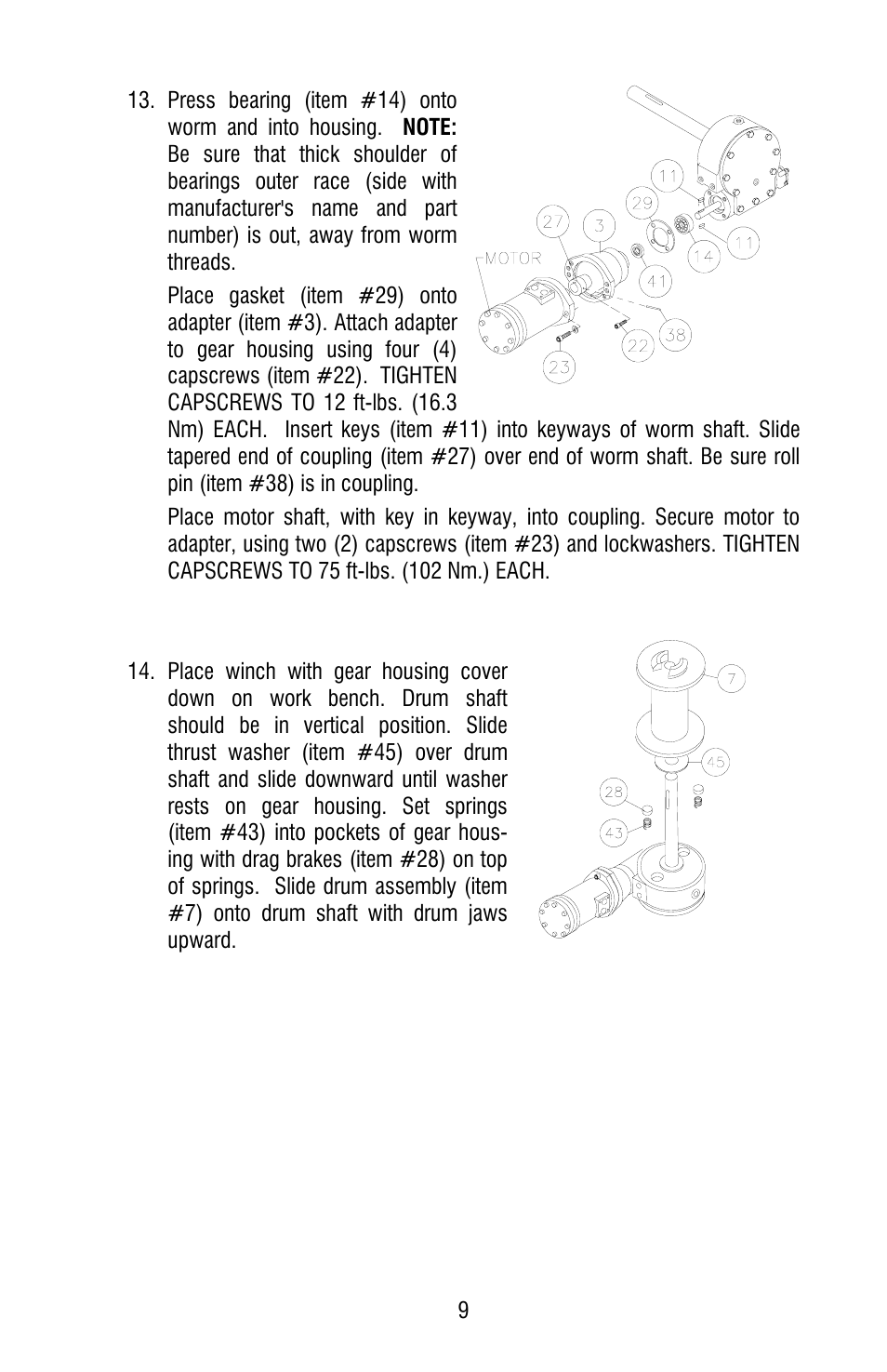 Ramsey Winch HDG-350 (JERR-DAN) User Manual | Page 11 / 20