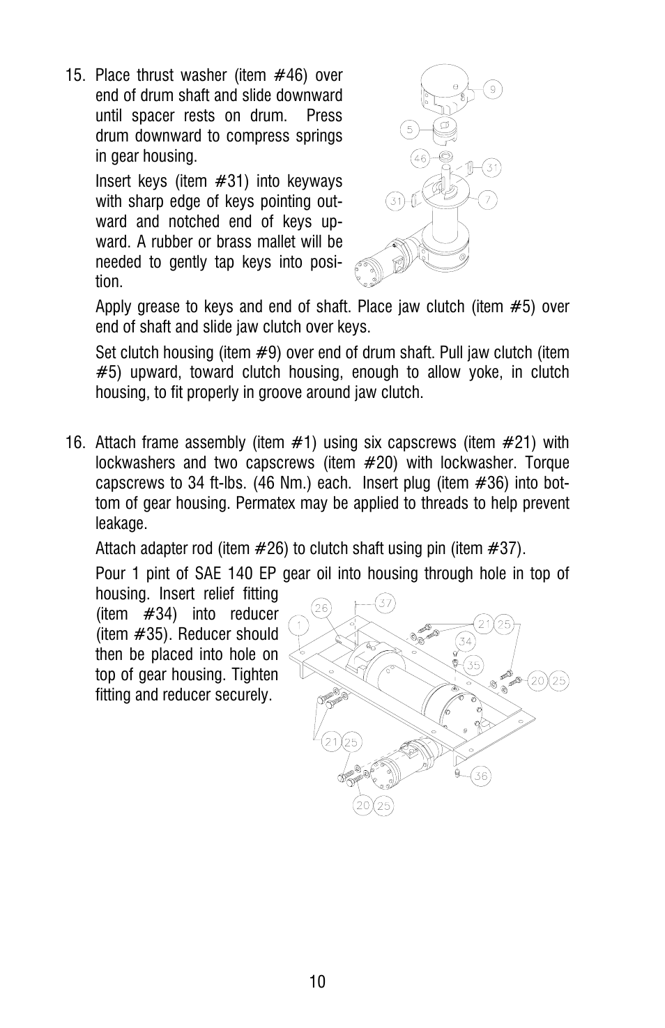 Ramsey Winch HDG-350 (JERR-DAN) User Manual | Page 12 / 20