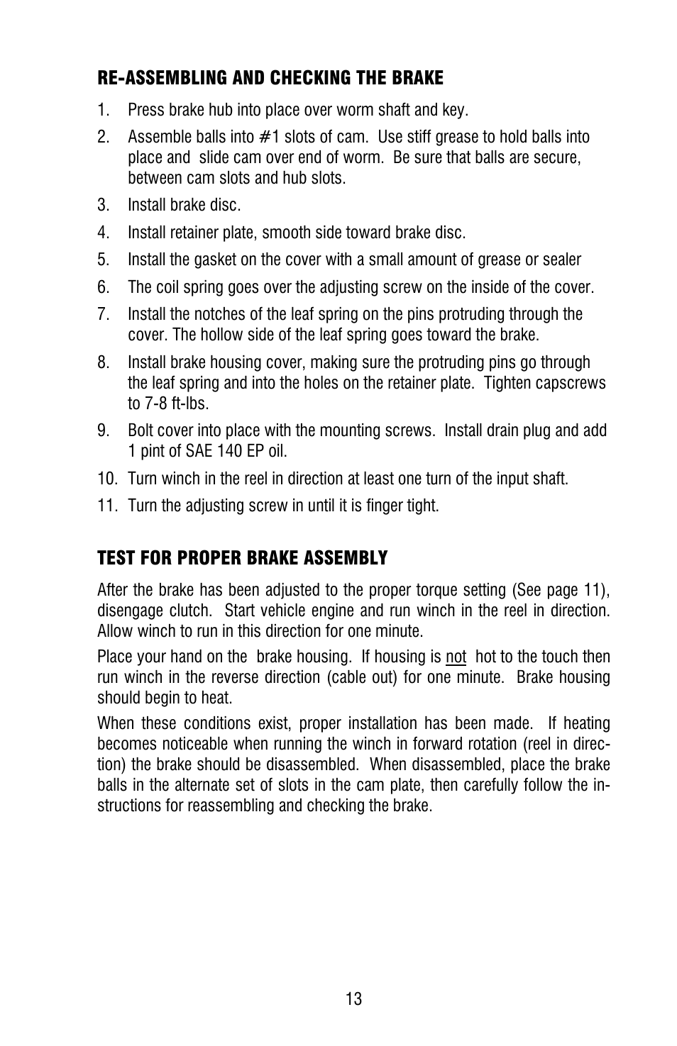 Ramsey Winch HDG-350 (JERR-DAN) User Manual | Page 15 / 20