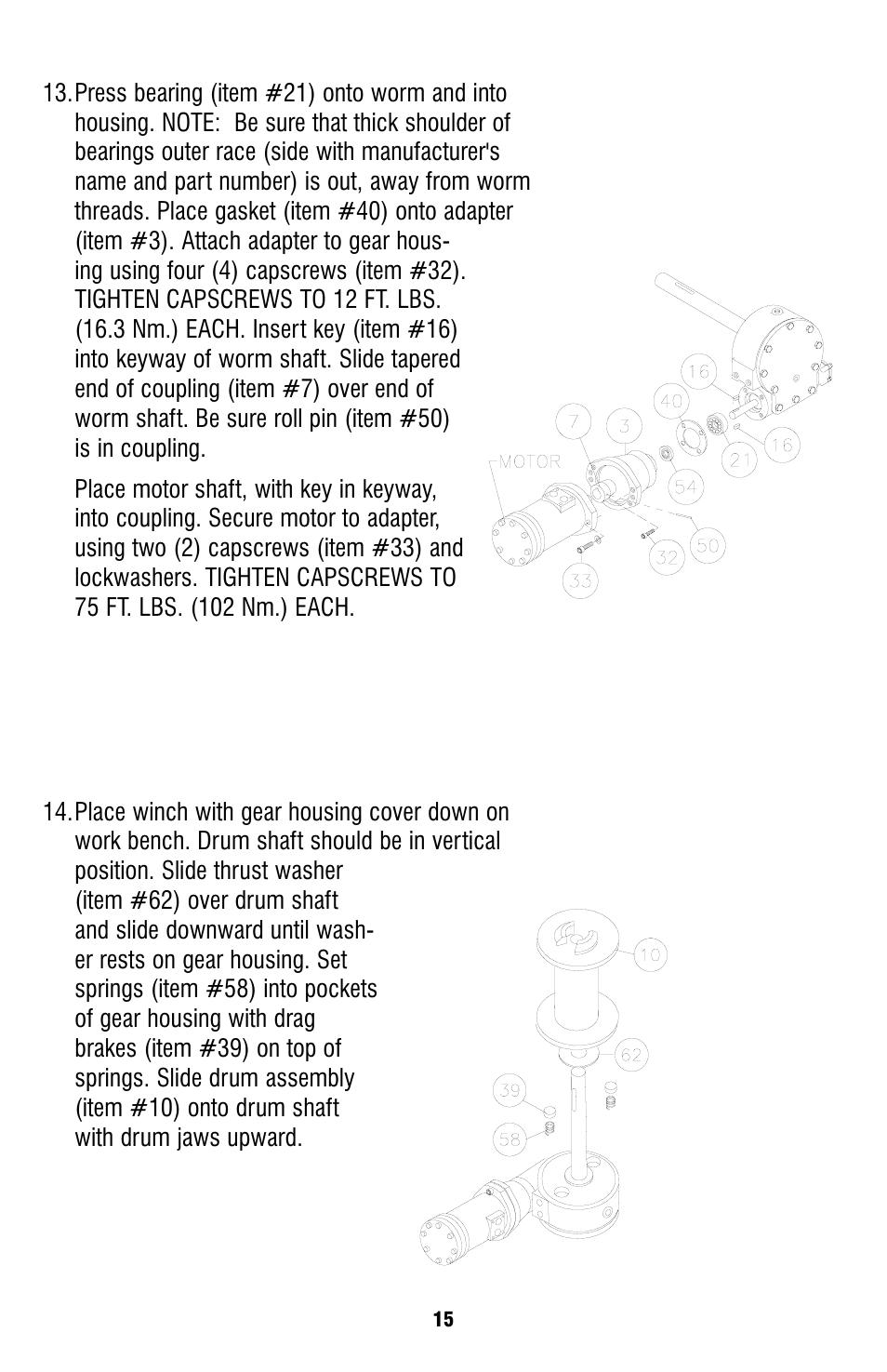 Ramsey Winch HDG-350 (JERR-DAN) (NOT CURRENT) User Manual | Page 15 / 20