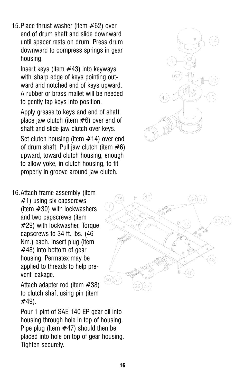 Ramsey Winch HDG-350 (JERR-DAN) (NOT CURRENT) User Manual | Page 16 / 20