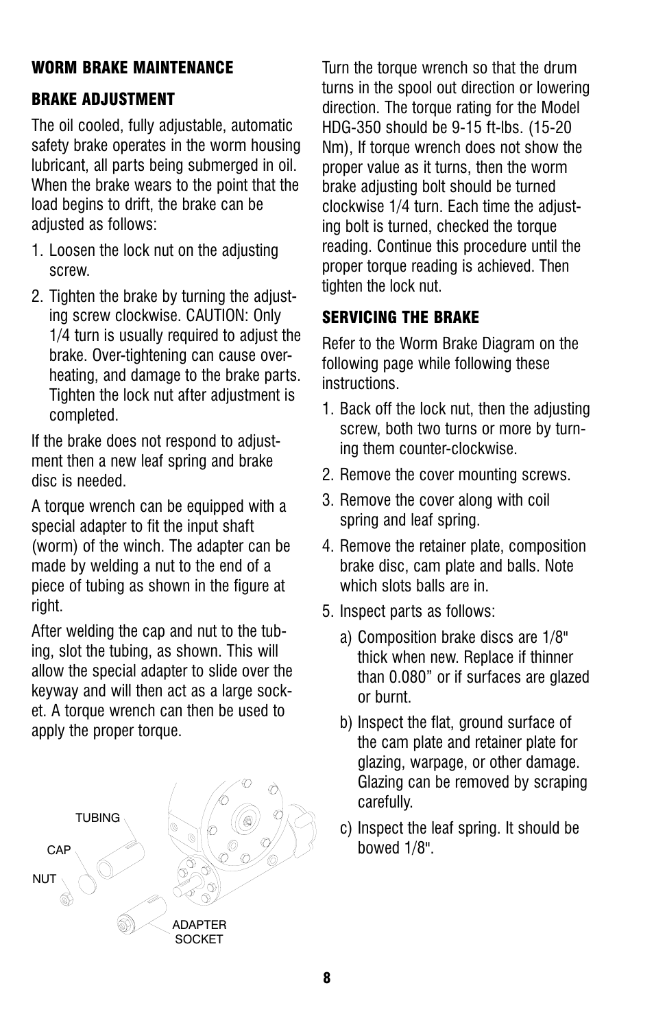 Ramsey Winch HDG-350 (JERR-DAN) {CURRENT} User Manual | Page 8 / 28