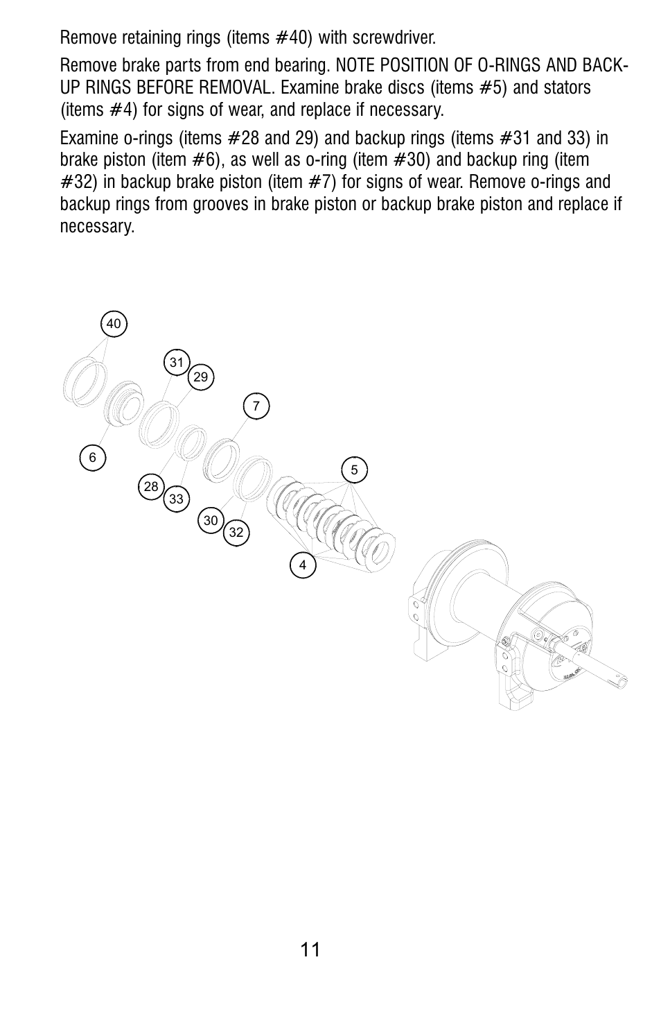 Ramsey Winch HD-P8000 W/FRAME (JERR-DAN) User Manual | Page 11 / 20