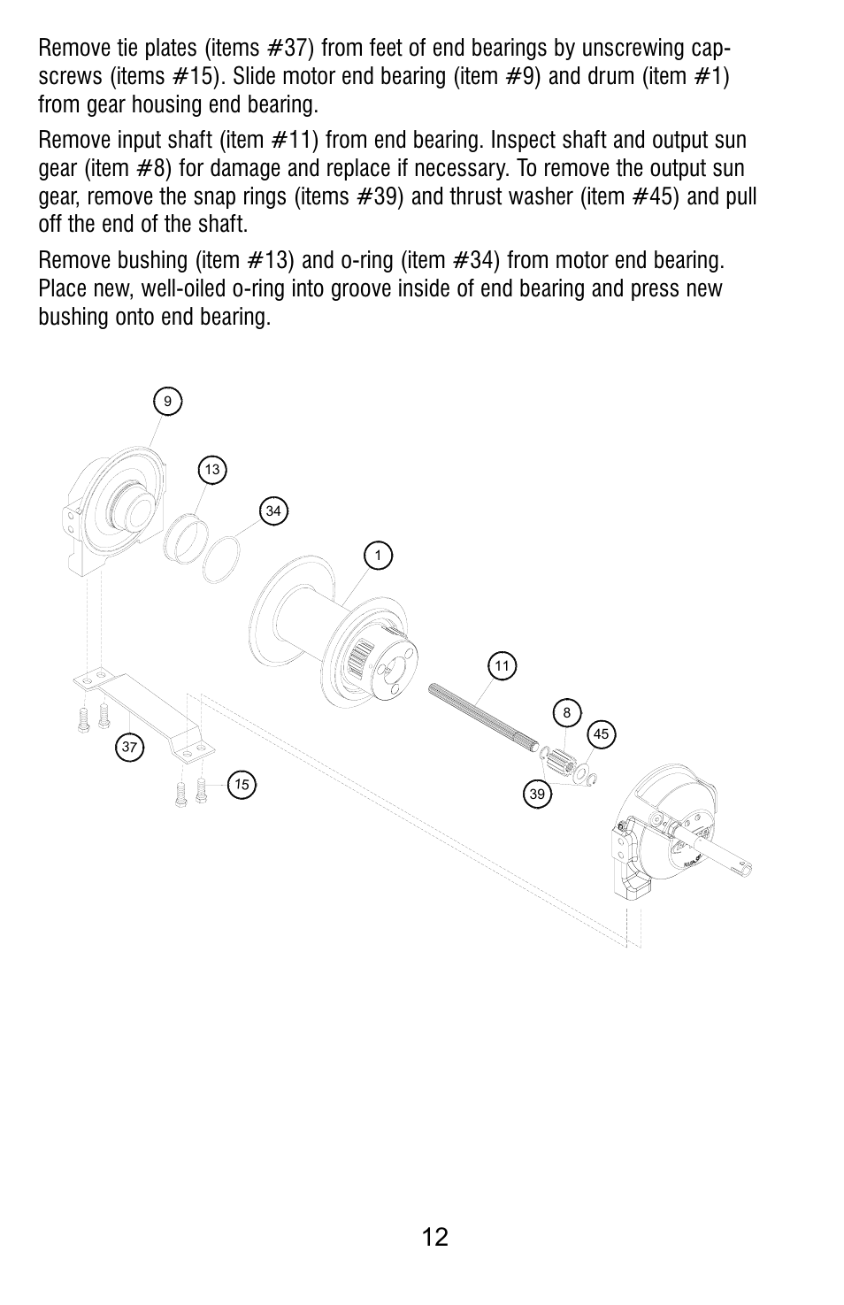 Ramsey Winch HD-P8000 W/FRAME (JERR-DAN) User Manual | Page 12 / 20