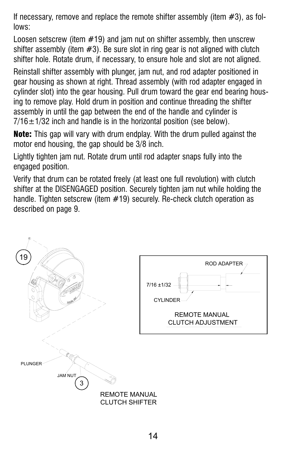 Ramsey Winch HD-P8000 W/FRAME (JERR-DAN) User Manual | Page 14 / 20