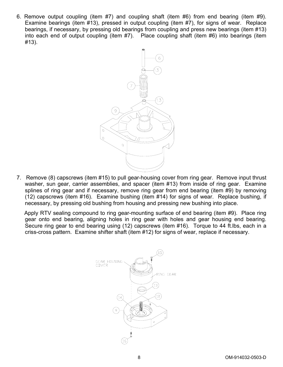 Ramsey Winch RPH-20000 (SPEC. FOR CHEVRON) User Manual | Page 10 / 18