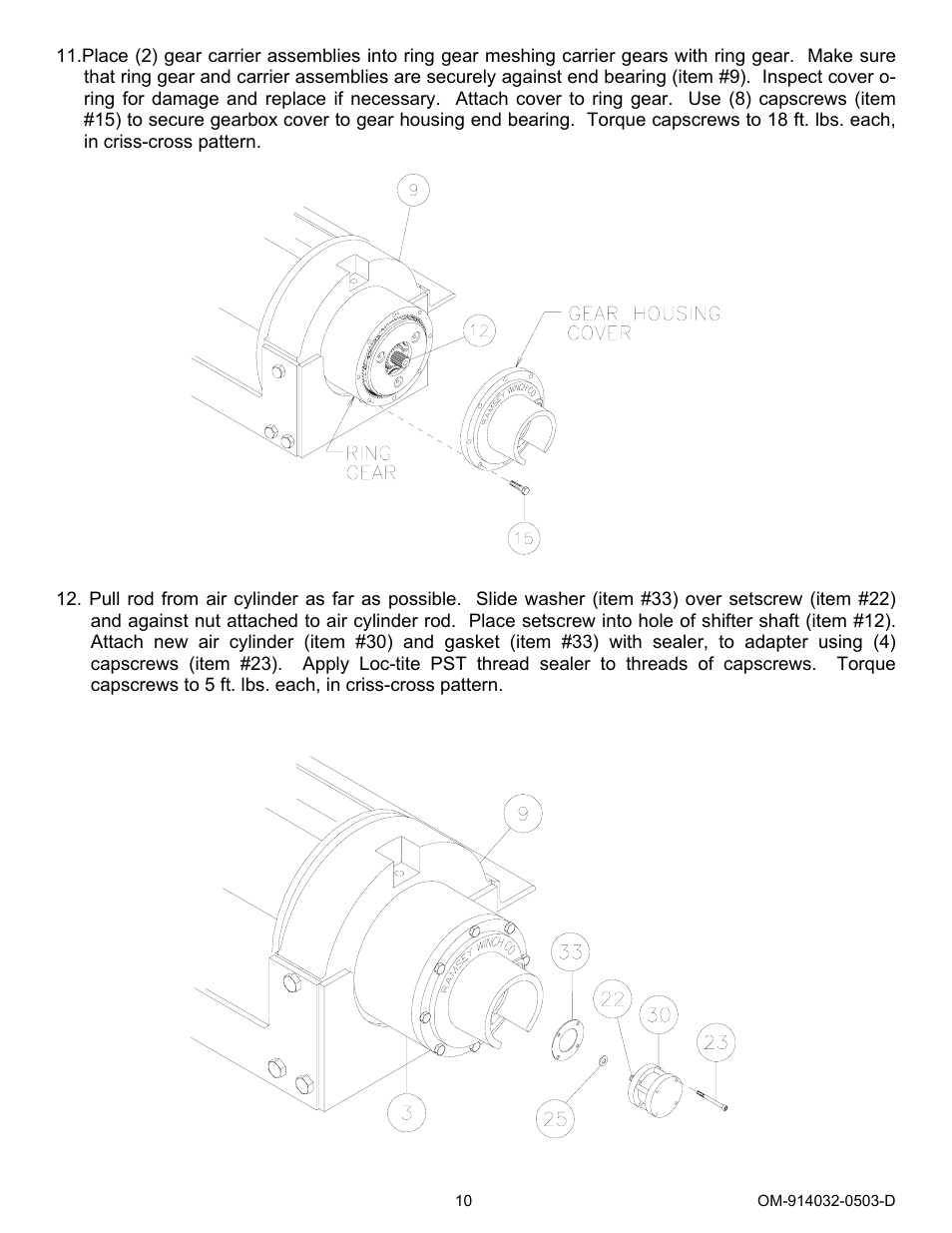 Ramsey Winch RPH-20000 (SPEC. FOR CHEVRON) User Manual | Page 12 / 18