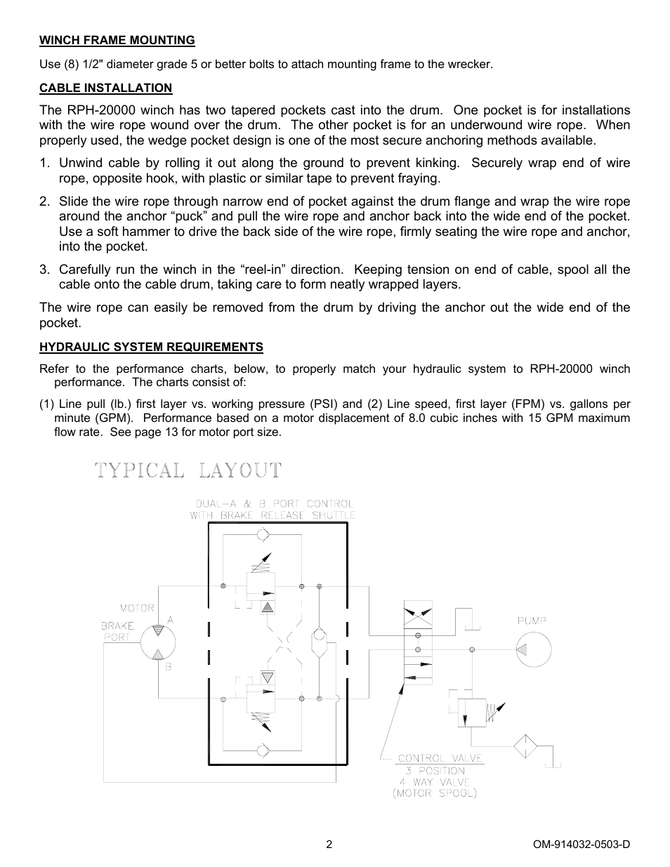 Ramsey Winch RPH-20000 (SPEC. FOR CHEVRON) User Manual | Page 4 / 18