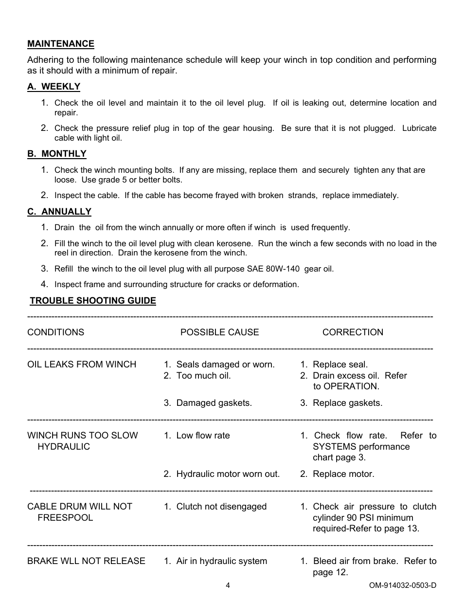 Ramsey Winch RPH-20000 (SPEC. FOR CHEVRON) User Manual | Page 6 / 18