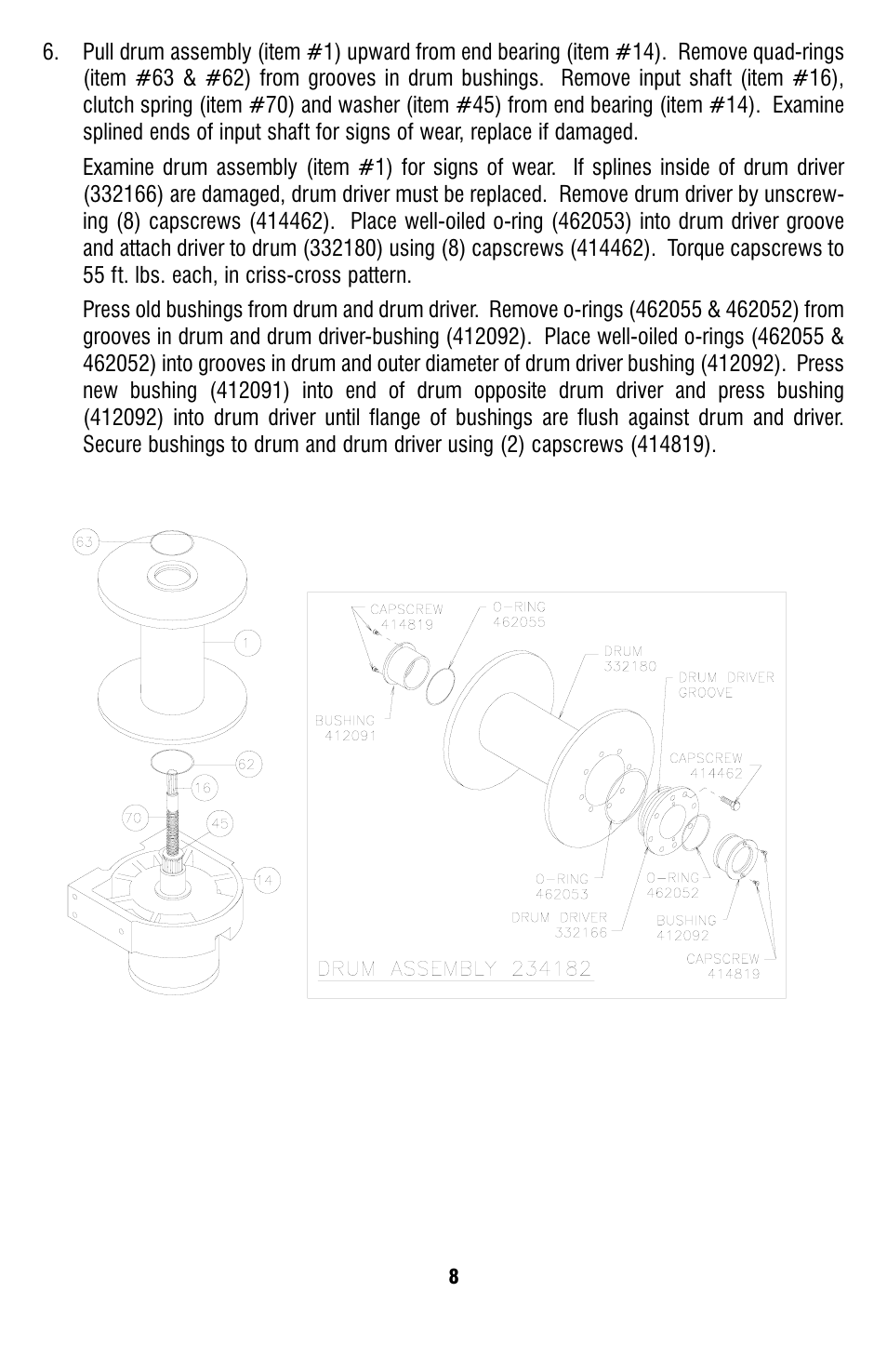 Ramsey Winch RPH-25000 (JERR-DAN) User Manual | Page 10 / 24