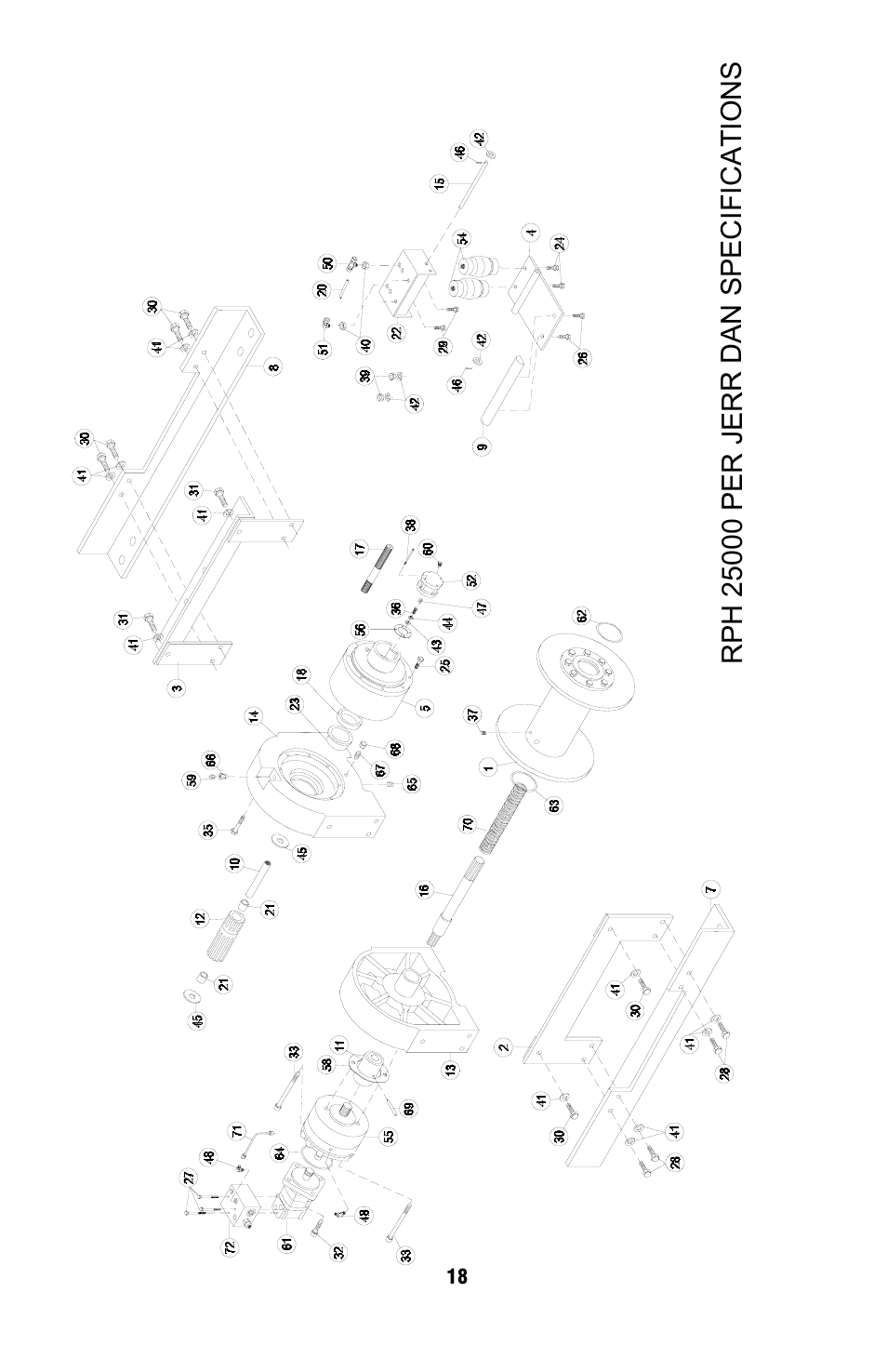 Ramsey Winch RPH-25000 (JERR-DAN) User Manual | Page 20 / 24