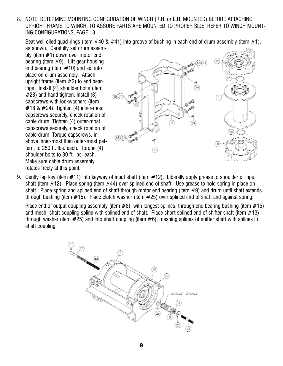 Ramsey Winch RPH-35000 W/ 2 SPEED MOTOR User Manual | Page 11 / 20