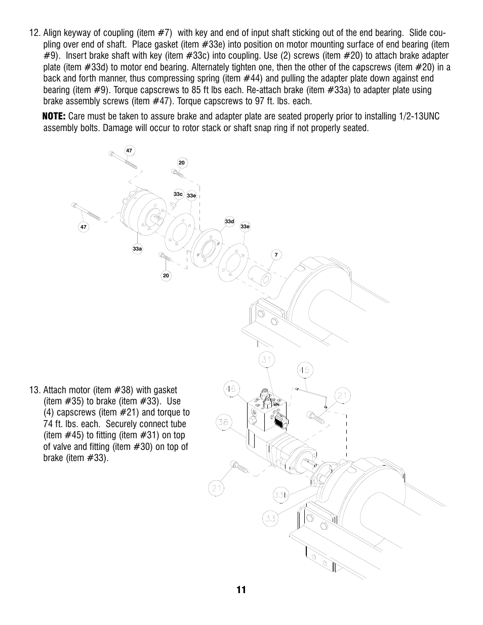 Ramsey Winch RPH-35000 W/ 2 SPEED MOTOR User Manual | Page 13 / 20