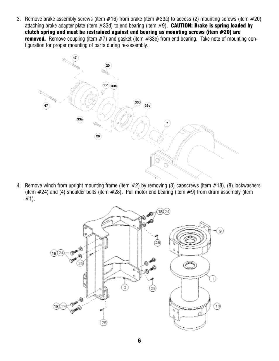 Ramsey Winch RPH-35000 W/ 2 SPEED MOTOR User Manual | Page 8 / 20