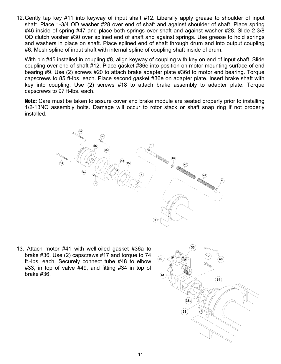 Ramsey Winch RPH-40000 2 SPEED W/AIR TENSIONER User Manual | Page 13 / 20