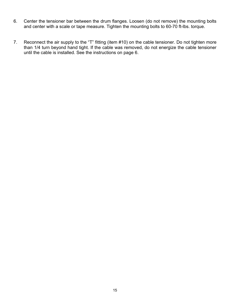 Ramsey Winch RPH-50000 LARGE FLANGE W/AIR TENSIONER (OBSOLETE) User Manual | Page 18 / 24