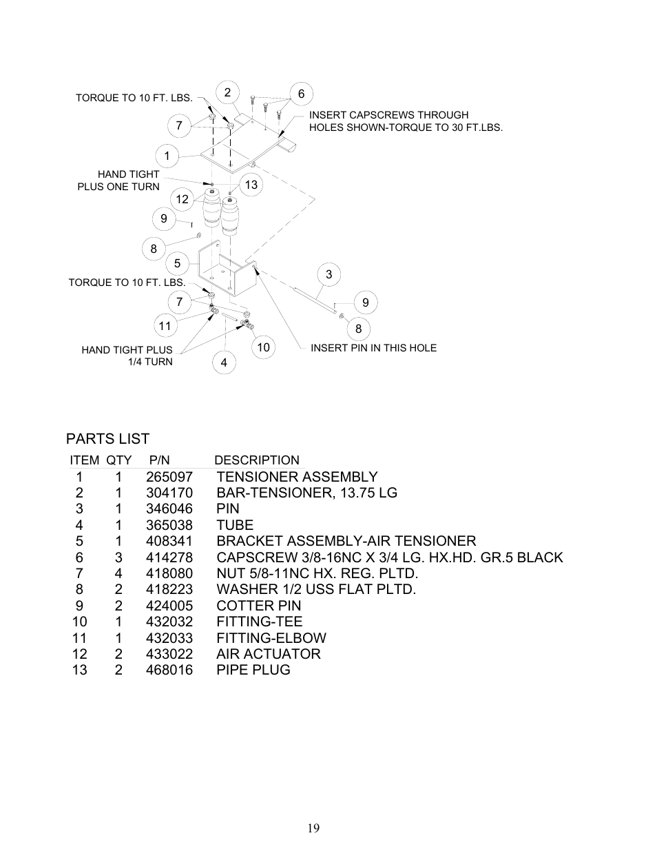 Ramsey Winch RPH-50000 LARGE FLANGE W/AIR TENSIONER (OBSOLETE) User Manual | Page 22 / 24