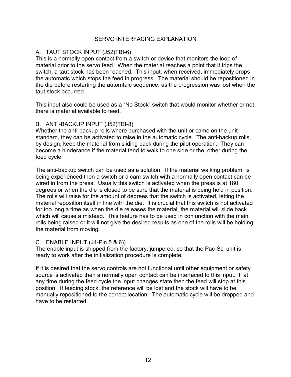 Rapid-Air SERVO FEED: 200T & TX User Manual | Page 13 / 44