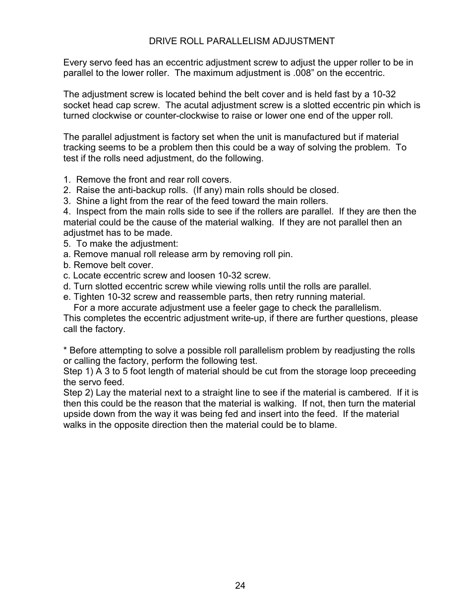 Rapid-Air SERVO FEED: 200T & TX User Manual | Page 25 / 44