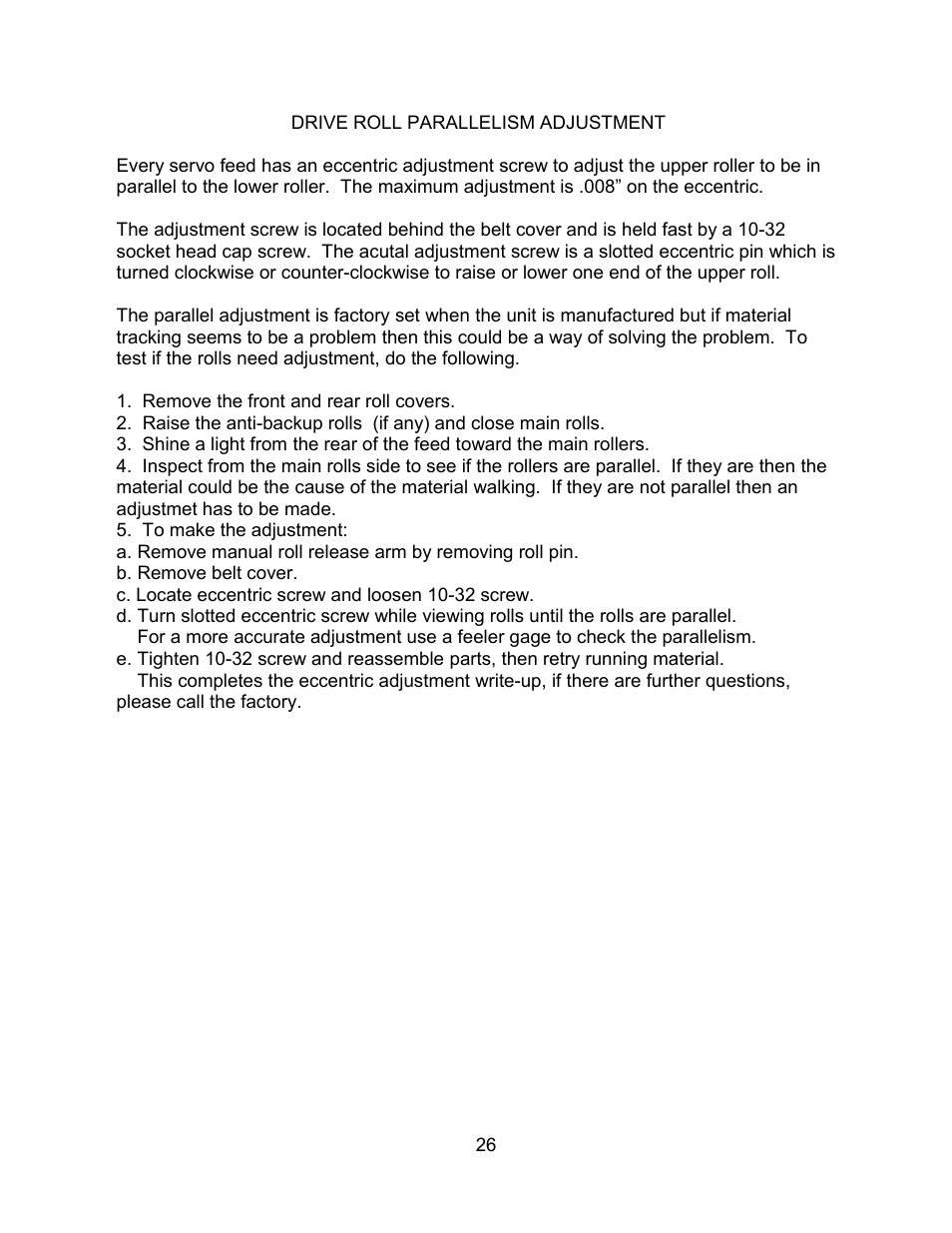 Rapid-Air SERVO FEED GAG FEED: 950 SERIES User Manual | Page 27 / 34
